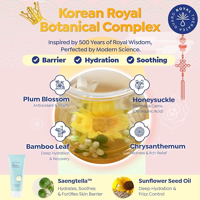 GOONGBE Kids' Korean Silicone-Free Low pH Fresh Shampoo & Conditioner for Sensitive Scalp - Deep Cleansing for Oily Scalps & Softening for Weak, Frizzy Hair - Allergen-Free Scent, 10.1 fl.oz & 6.76 oz