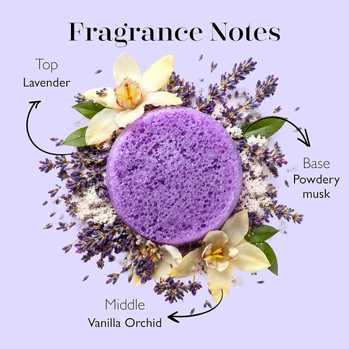 Spongelle Lavender Essentials Body Buffer | Bath & Shower Loofah for Women | Cleanse, Exfoliate, and Nourish in one Easy Step | Cruelty-Free, Vegan, Dermatologist-Tested, Made in USA