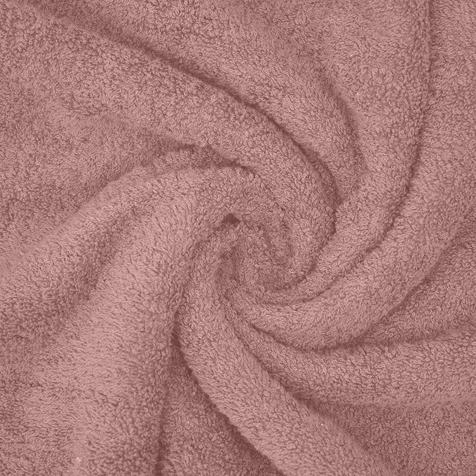 DAN RIVER 2 Pack Bath Sheets Extra Large 35x70, Large Bath Towels for Adults, XL Oversized Heavy Duty Towel Set, 600 GSM 100% Ring Spun Cotton, Soft Quick Dry, Dusty Rose