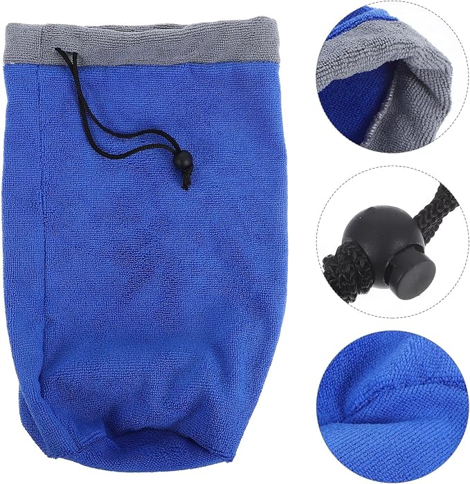 KESYOO Blue Plush Absorbent Towel for Small Pets Lightweight Quick Dry Bath Towel for Ferrets, Hamsters and Guinea Pigs Care and Drying Accessories