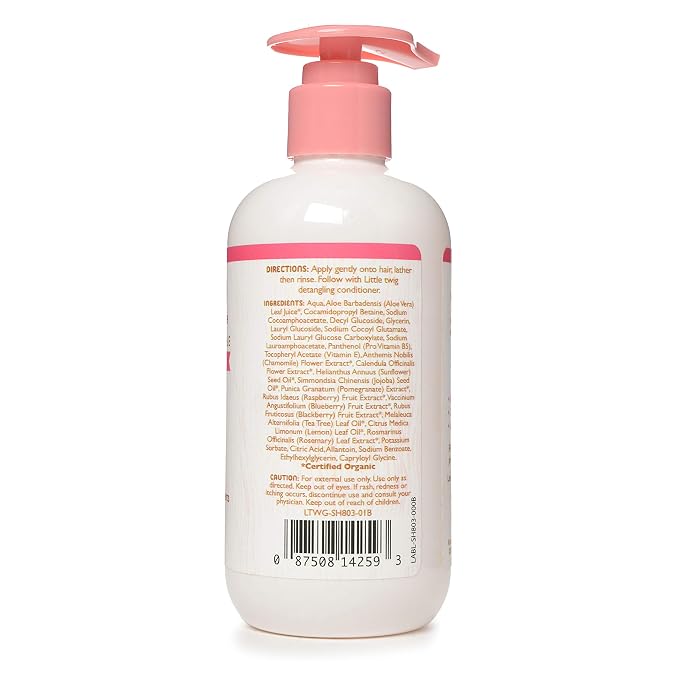 Little Twig Shampoo, Natural Plant Derived Formula, Berry Pomegranate, 8.5 fl oz.