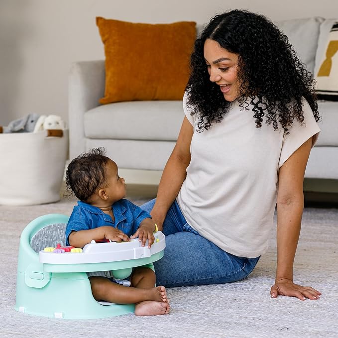 Infantino Music & Lights 3-in-1 Discovery Seat & Booster, Mint