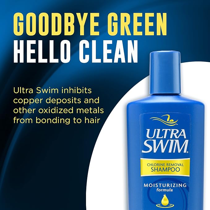 Ultra Swim Chlorine Removal & Hard Water Treatment Moisturizing Shampoo, 7 Ounce