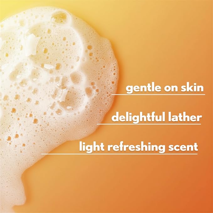 Ivory Body Wash, Designed for the Whole Family, Gentle Formula, Free of Dyes Heavy Perfumes, Parabens & Phthalates, Sunshine Spritz Scent, 35 oz