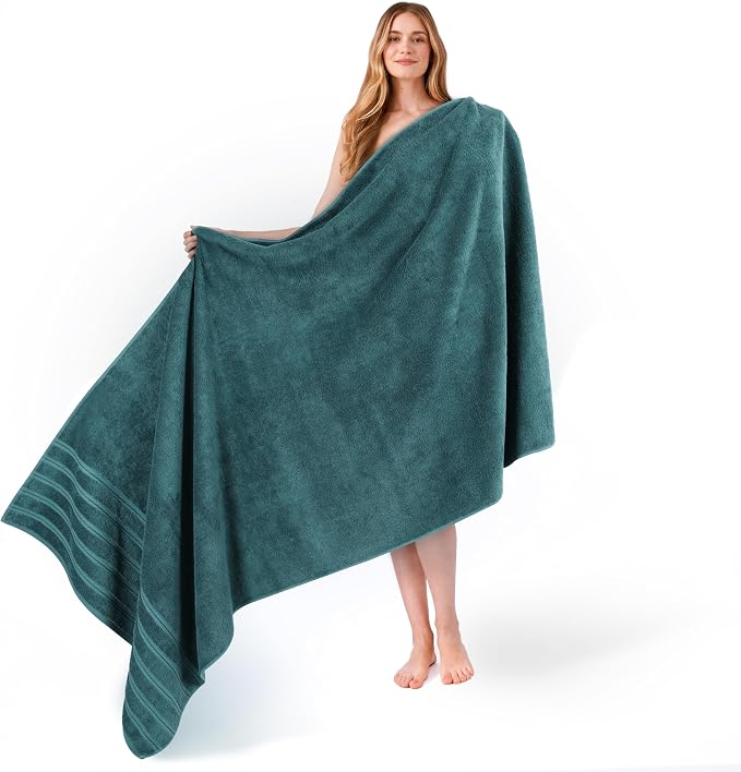 American Soft Linen 100% Cotton Luxury Turkish Towels, 35x70 XL Bath Sheet | Soft Absorbent Quick Dry OEKO Tex Standard 100 Certificated Durable Machine Washable Breathable Premium Hotel Quality
