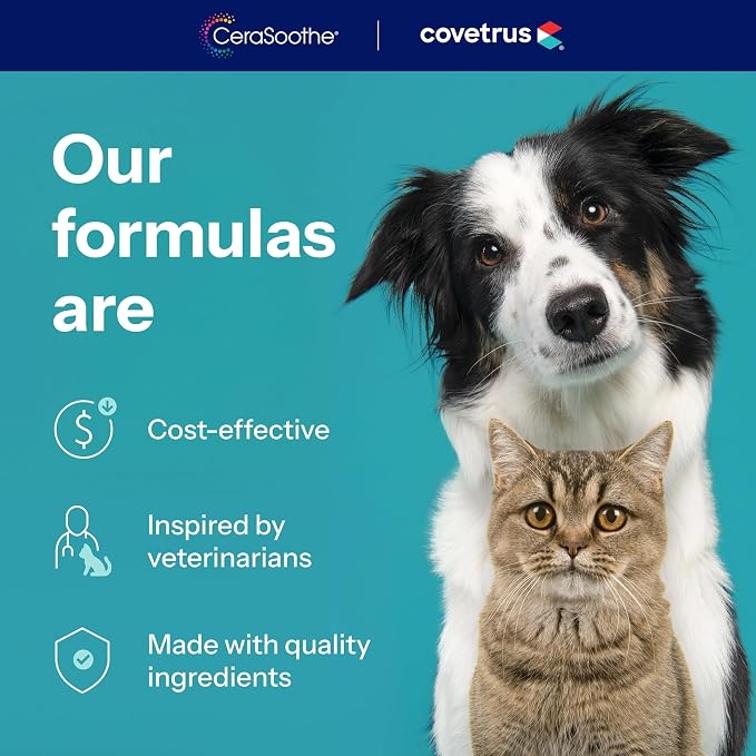 Covetrus CeraSoothe® SA Ear Cleansing Solution for Dogs, Cats & Horses – Salicylic Acid Formula to Remove Wax, Debris & Odor, 16 oz