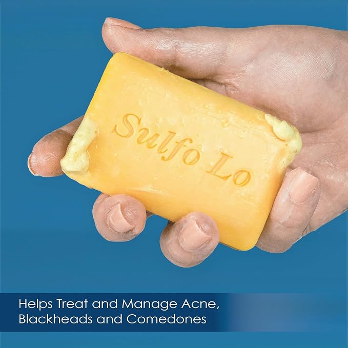 Cleansing Bar Soap with Sulfur for Face and Body,3.5 Ounce,(Pack of 2)