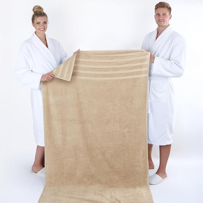 American Soft Linen 100% Cotton Luxury Turkish Towels, 2PC 35x70 Bath Sheet | Soft Absorbent Quick Dry OEKO Tex Standard 100 Certificated Durable Machine Washable Breathable Premium Hotel Quality