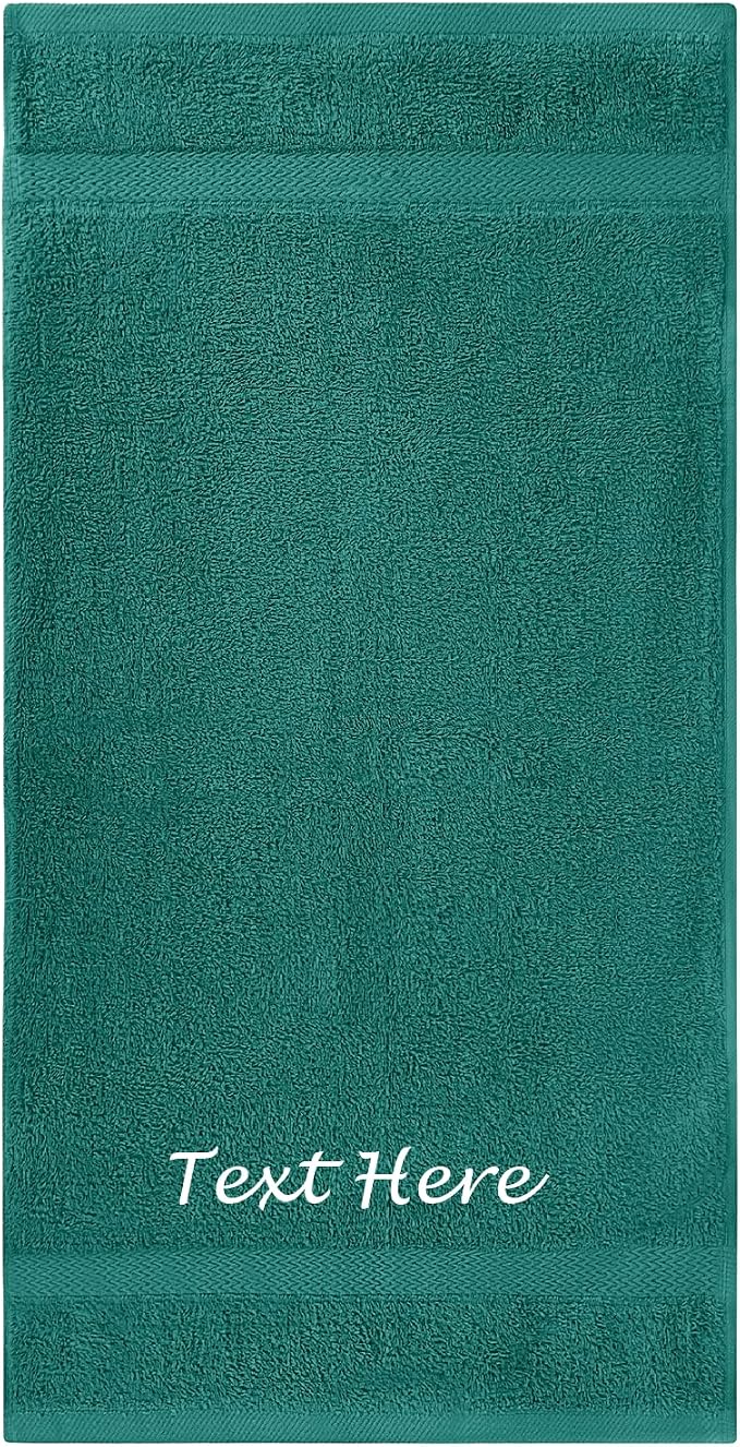 Personalized Bath Sheets Towels for Adults 30"x60" - Highly Absorbent & Super Soft Turkish Cotton Bath Towels for Bathroom, Gym and Hotels - Extra Large Bath Towels - Aqua Bath Sheet