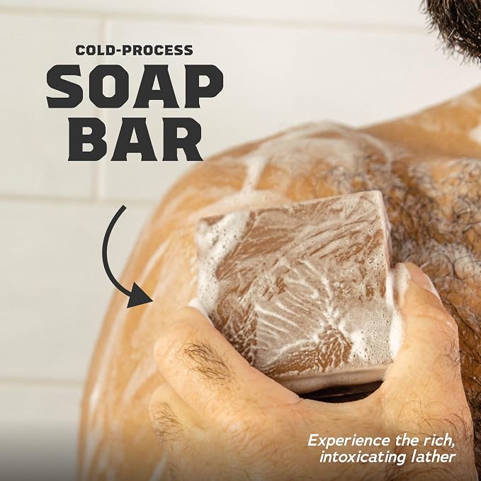 Dr. Squatch Natural Men’s Bar Soap - Cold Process Body Soap Bar with Natural Oils - Gifts for Men - Alpine Sage, Spearmint Basil, Cool Fresh Aloe, Grapefruit IPA & Bay Rum (5 oz, 5-Pack)