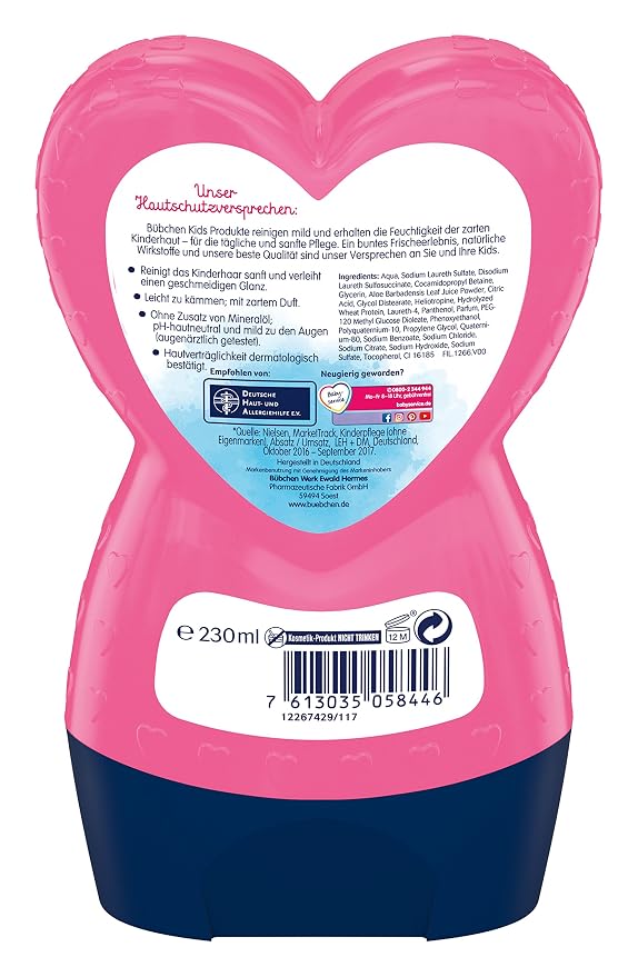 Bubchen Bübchen Kids Shampoo & Conditioner Little Princess 7.78 fl. oz. (230ml)