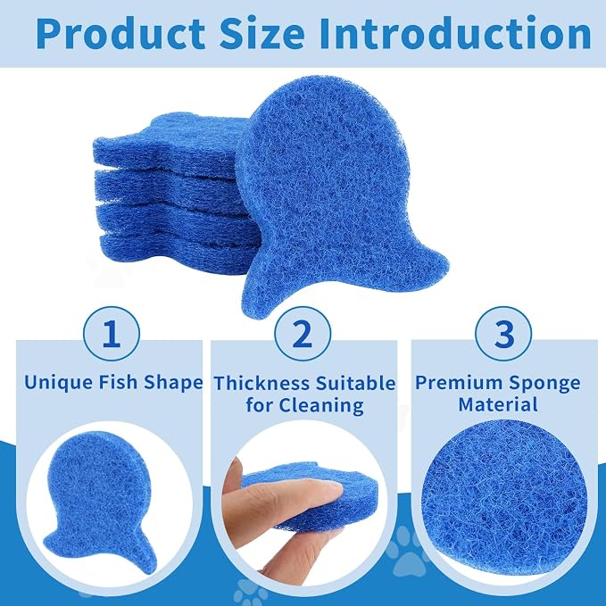 10PCS Pet Hair Remover for Laundry, Dog Hair Dryer Catcher, Flexible Sponges for Washing Machines & Dryers, Quickly Remove Hair, Lint, and Dander from Clothing & Bedding