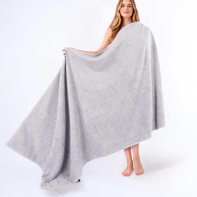 American Soft Linen 100% Cotton Luxury Turkish Towels, 40x80 XL Bath Sheet | Soft Absorbent Quick Dry OEKO Tex Standard 100 Certificated Durable Machine Washable Breathable Premium Hotel Quality