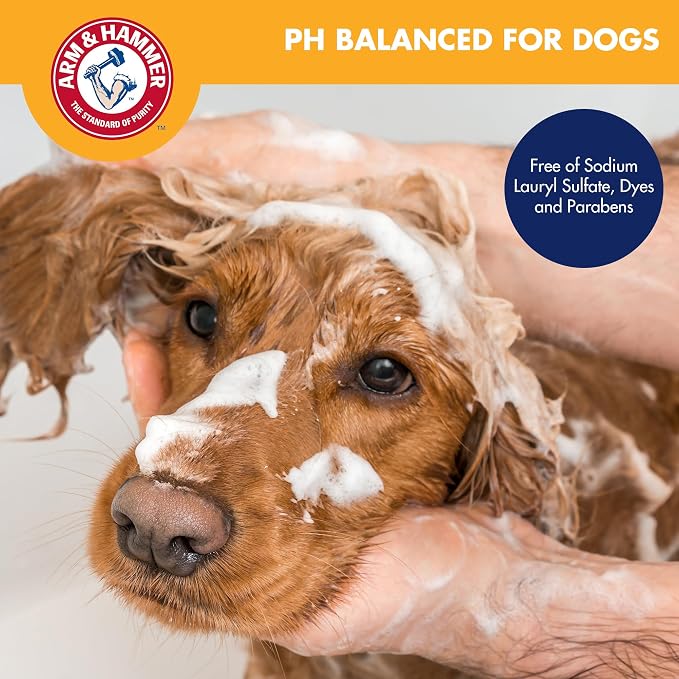 Arm & Hammer for Pets Dog Cologne and Fragrance Spray, Baking Soda, Vanilla Sandalwood Scent, Deodorizing Dog Perfume for Between-Bath Freshening, Paraben Free, 6 Fl Oz