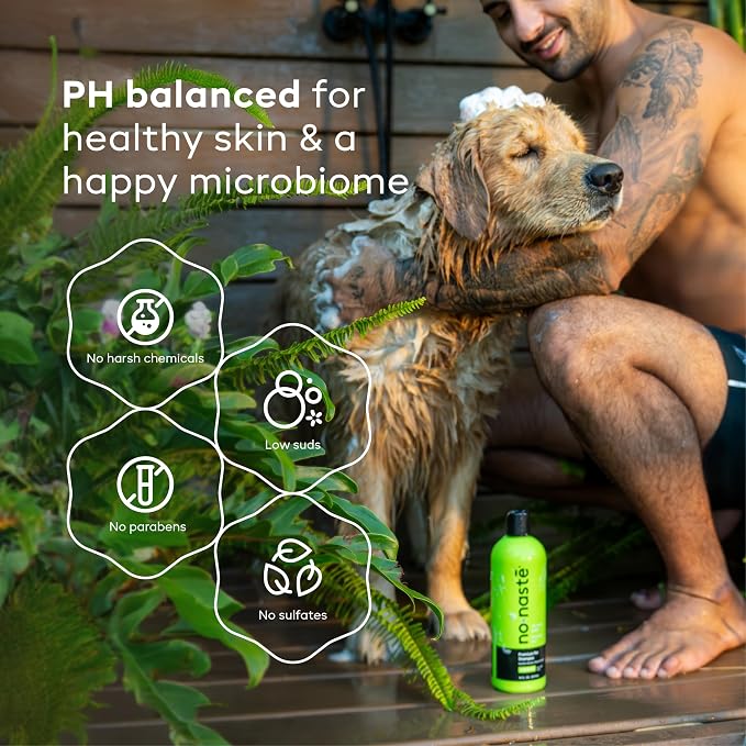 Nonaste Oatmeal and Aloe Dog Shampoo (16 Oz, Pack of 1) – Dog Shampoo Itchy Skin Relief & Sensitive Skin Made with USDA Certified Aloe – Deodorizing Dog Shampoo for Dry Skin and Dog Itchy Skin Relief
