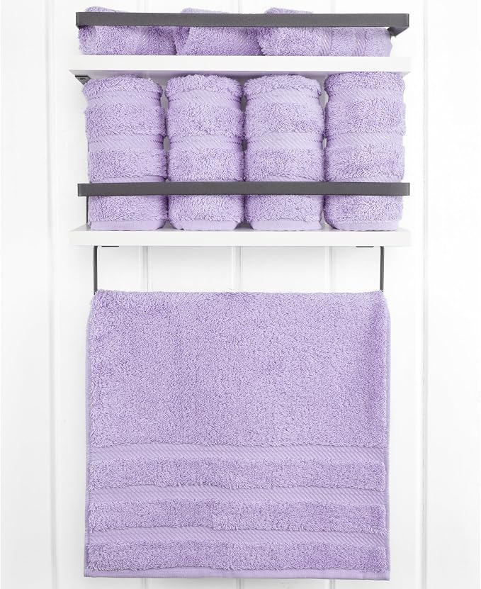 American Soft Linen 100% Cotton Luxury Turkish Towels, 4 PC Hand Towel Set | Soft Absorbent Quick Dry OEKO Tex Standard 100 Certificated Durable Machine Washable Breathable Premium Hotel Quality