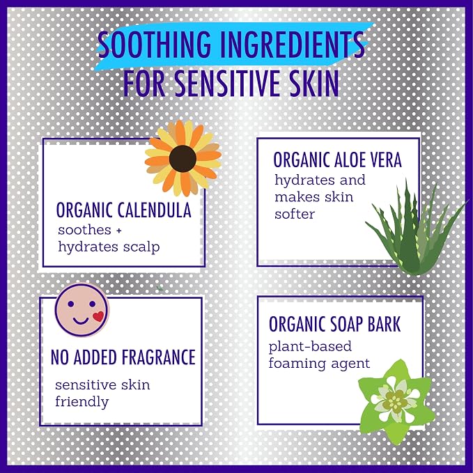 California Kids Shampoo + Body Wash | Super Sensitive Unscented | Gentle Skin Care for Kids + Teens | 100% Plant-Based | Hypoallergenic | 8.5 oz