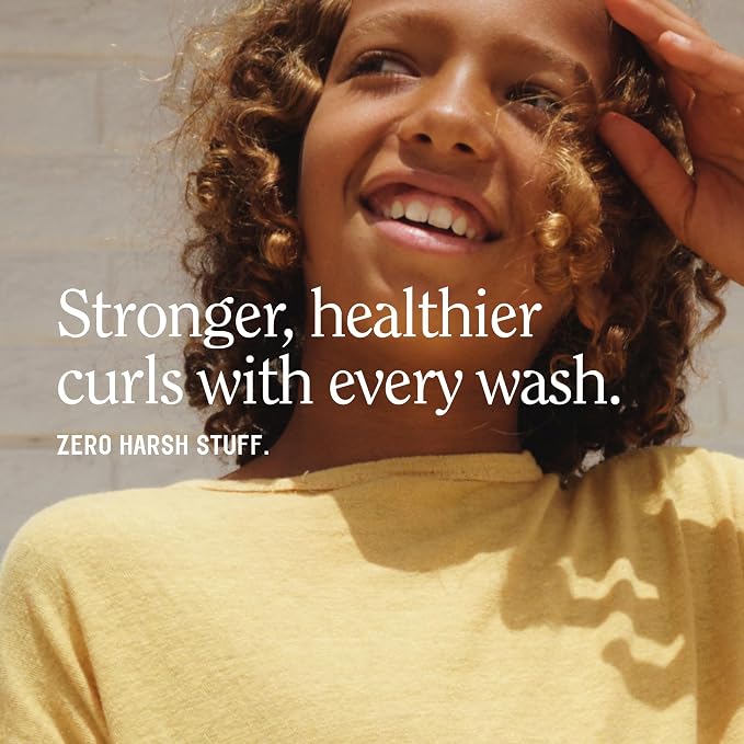 California Naturals Curly Kiddo Shampoo & Conditioner Set with Argan Oil, Enriched Rice Water and Shea Butter, Sulfate Free, For Kids with Curly Hair, 12 oz