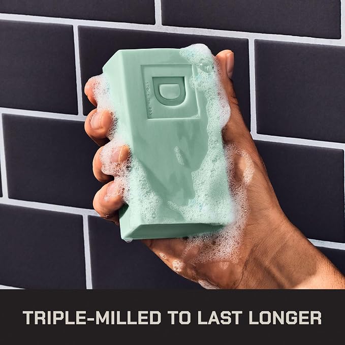 Duke Cannon Supply Co. Seawolf Big Brick of Soap for Men - 10 oz - Coastal Air + Citrus Scent - Triple-Milled Men's Bar Soap - Deep-Cleansing Bath Bar
