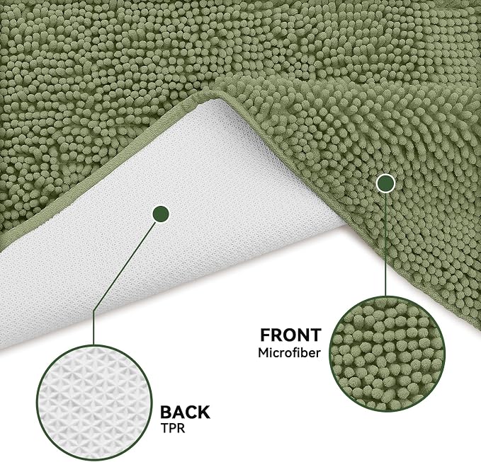 Bcoimo Super Absorbent Cat Door Mat, 24"*17" Anti Slip Mat for Muddy Paws, Pet Rugs for Dirty Paws Washable that Absorbs Moisture and Dirt, for Cat Cage and Pet Resting Carpet