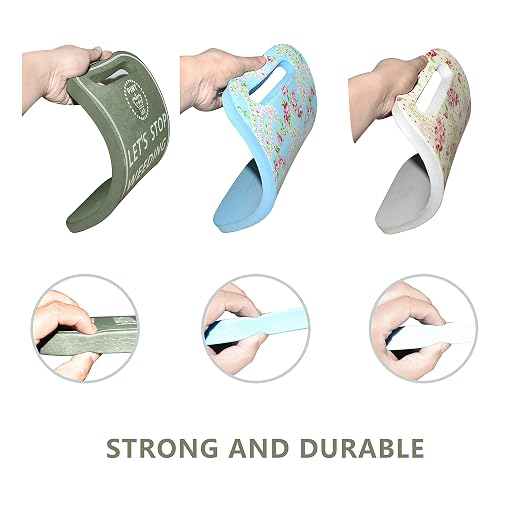 3-Pack Gardening Kneel Pads for Knee Protection, Garden Kneelers, Bath Floor Yoga Kneeler Mat, Garden Kneeling Cushions Baby Tub Bathing, Car Repair, House Chores Medium
