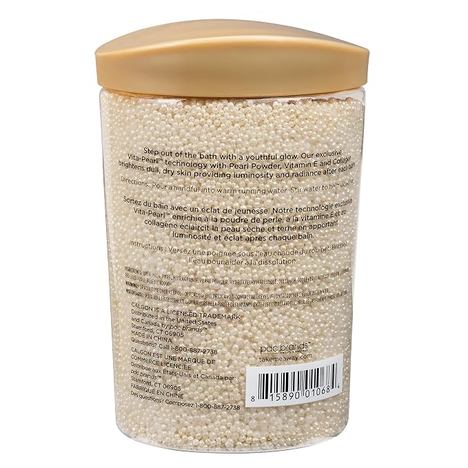 Calgon Ageless Bath Series Renewing Pearls, 16 oz. (Pack of 4)