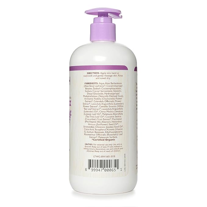 Little Twig 2-in-1 Baby Wash, Hypoallergenic Body Wash with Organic Ingredients, Baby Bath Essentials, Calming Lavender, 17 fl. oz. (Pack of 2)