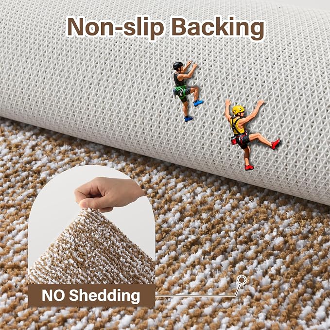 70x24 Long Bathroom Rugs Washable Non Slip, Coffee Bath Mat for Bathroom Floor Tub, Soft Absorbent Quick Dry Mats for Shower, Bathtub,Home Decor