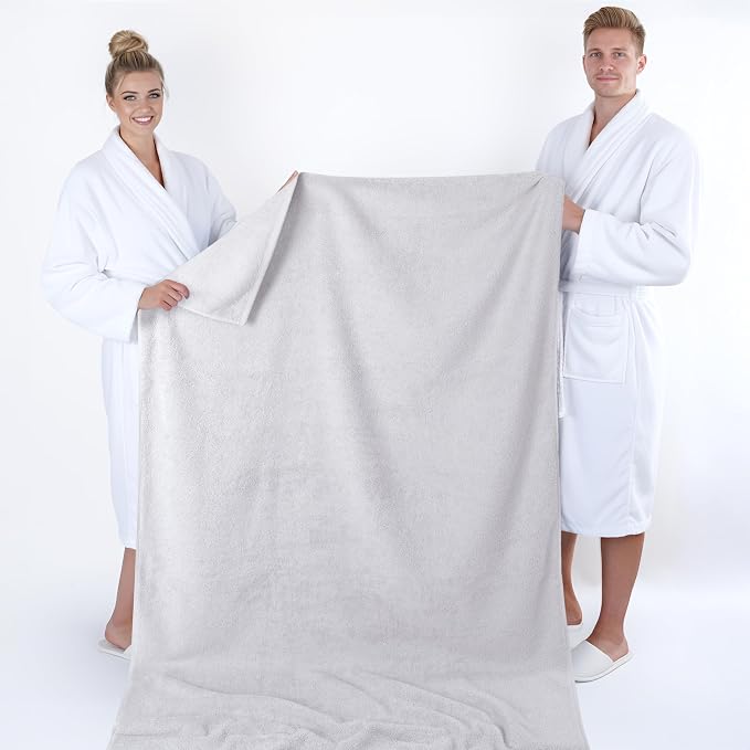 American Soft Linen 100% Cotton Luxury Turkish Towels, 40x80 XL Bath Sheet | Soft Absorbent Quick Dry OEKO Tex Standard 100 Certificated Durable Machine Washable Breathable Premium Hotel Quality