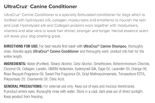 UltraCruz - sc-395319 Canine Conditioner for Dogs, 32 oz