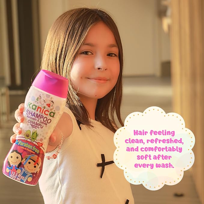 KANICA Shampoo Paraben Free with Aloe Vera and Avocado. Shampoo for Family
