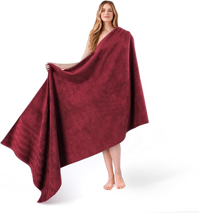 American Soft Linen 100% Cotton Luxury Turkish Towels, 35x70 XL Bath Sheet | Soft Absorbent Quick Dry OEKO Tex Standard 100 Certificated Durable Machine Washable Breathable Premium Hotel Quality