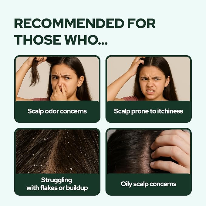 TS GD Teen Shampoo for Itchy, Flaky, Dry, Sensitive Scalp, Sulfate and Silicone Free Gentle Scalp Cleanser for Build Up and Odor Care, Korean Hair Care 28.2 fl oz, 800ml