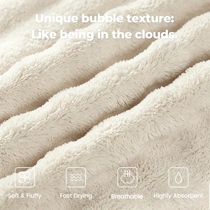 V.&GRIN Women Hooded Towel Robe - Super Absorbent Quick-Dry Soft Long Bathrobe for After Shower Spa Size S-3XL