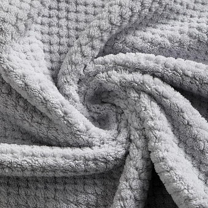 YTYC Towels, 39x78 Inch Oversized Bath Sheets for Adults Luxury Extra Large Bath Towels Sets of 6 Super Soft Shower Towels for Bathroom Microfiber 80% Polyester(Silver Grey,6 Piece)