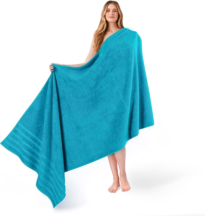 American Soft Linen 100% Cotton Luxury Turkish Towels, 35x70 XL Bath Sheet | Soft Absorbent Quick Dry OEKO Tex Standard 100 Certificated Durable Machine Washable Breathable Premium Hotel Quality
