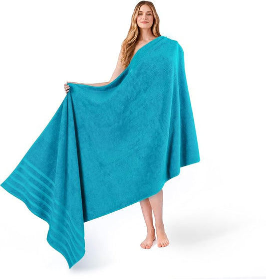 American Soft Linen 100% Cotton Luxury Turkish Towels, 35x70 XL Bath Sheet | Soft Absorbent Quick Dry OEKO Tex Standard 100 Certificated Durable Machine Washable Breathable Premium Hotel Quality