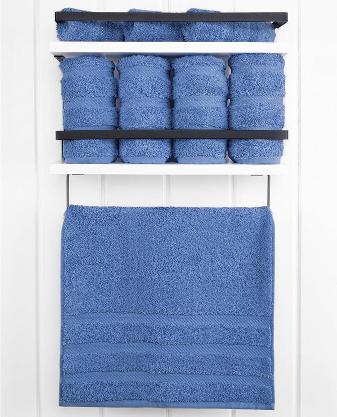 American Soft Linen 100% Cotton Luxury Turkish Towels, 4 PC Hand Towel Set | Soft Absorbent Quick Dry OEKO Tex Standard 100 Certificated Durable Machine Washable Breathable Premium Hotel Quality