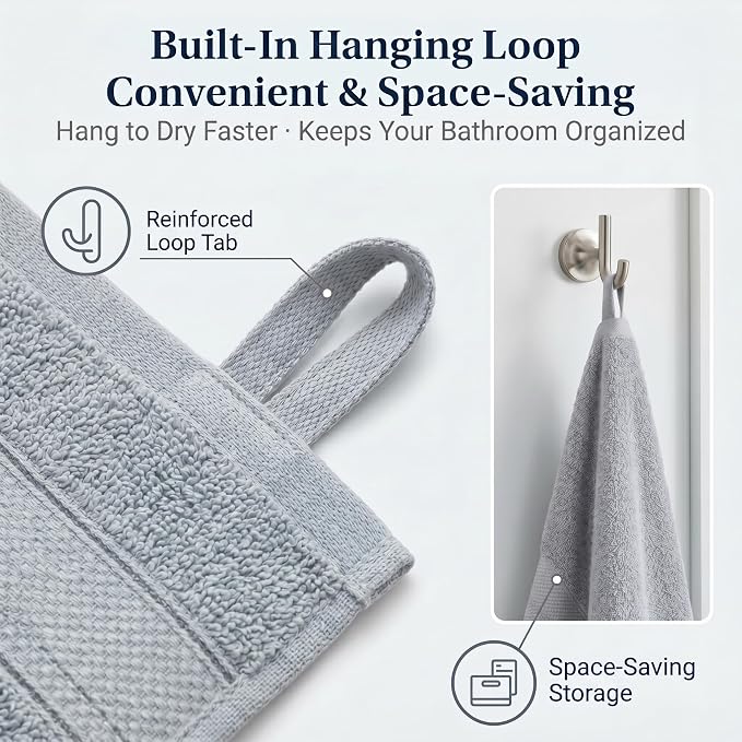 Sofea Bath Sheet Towels 2 Pack Oversized, (35 x 70 Inches) 100% Cotton Jumbo Bathroom Towels, Extra Large Soft Absorbent Bath Sheet Towels