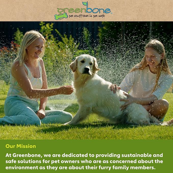 Greenbone Dog Wipes Natural and Safe for Grooming Paws, Body and Butt Cleaning Deodorizing Honey Milk Oatmeal 150 Wipes