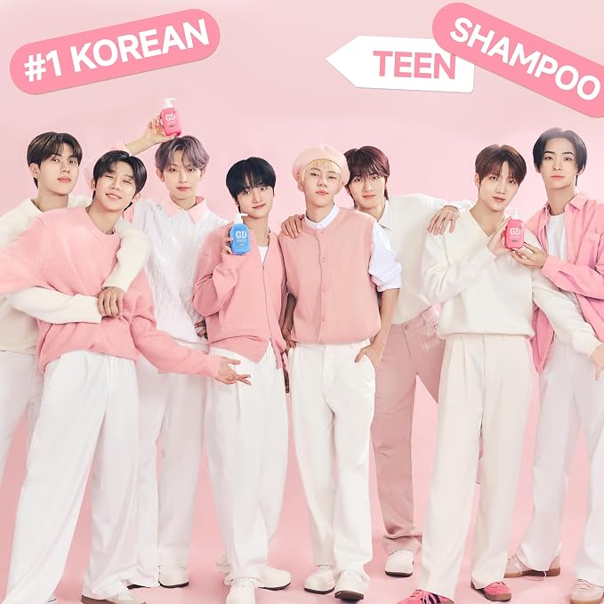 TS GD Shampoo for Girls with Protein for Damaged Dry Hair, Itchy, Flakes and Dry Scalp, Sulfate and Silicone Free Scalp Cleanser for Soft Hair and Odor Care, Korean Hair Care 14.1 fl oz, 400ml