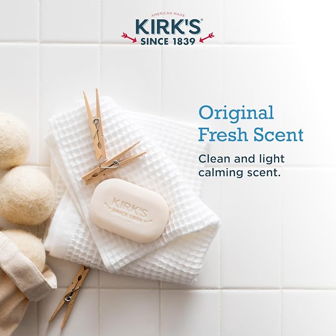 Kirk's Original Coco Castile Soap, Pack of 3