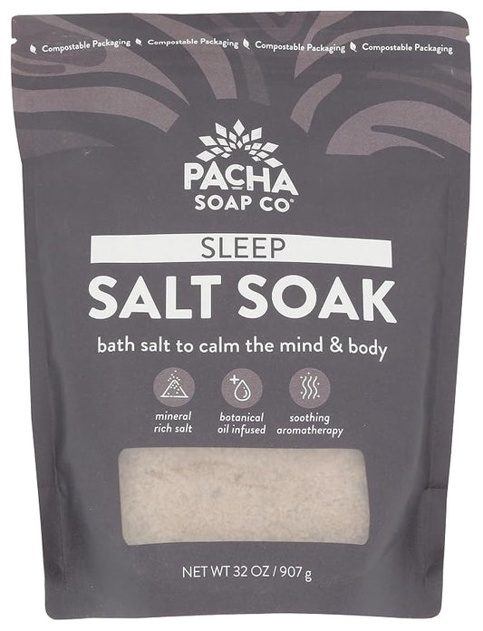 Pacha Soap Sleep Salt Soak, 32 OZ