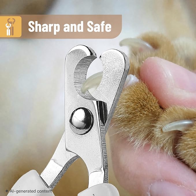 Mr. Pen- Cat Nail Clipper, Stainless Steel | Professional Sharp Cat Claw Trimmer for Small and Medium Cats, Pet Nail Clipper with Sturdy Non Slip Handle