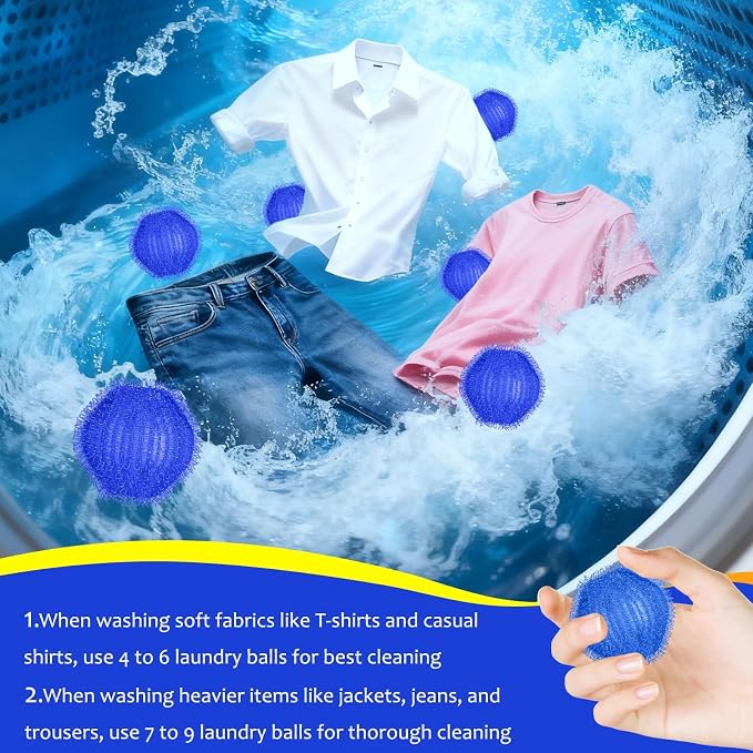 Pet Hair Remover for Laundry, Washing Machine Fur Catcher, 12PCS - MGX007 | Effective Cat Dog Laundry Pet Hair Catcher for Clothes, Sheets, Towels, Fleece Blankets, Won’t Damage Fabric 12PCS