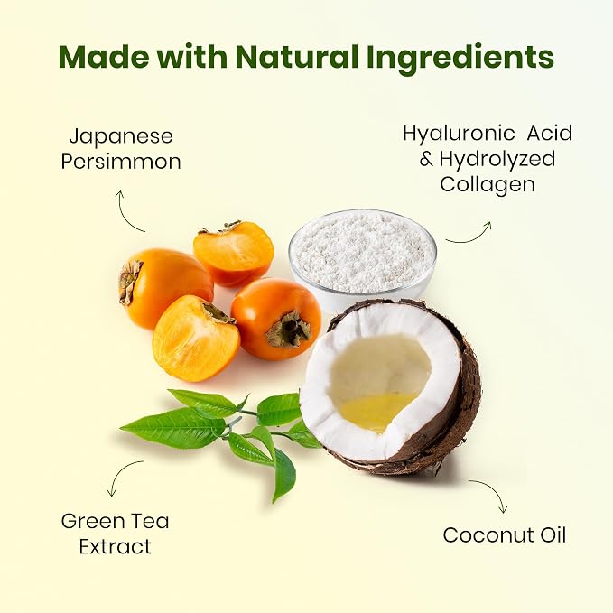 Japanese Persimmon Cleanser Bar 2 Pack Bundle for Body Odor, Solution for Old People Smell - Natural Ingredient Body Bars, Organic Formula, Skin Care, Cleansing Hygiene 1 oz