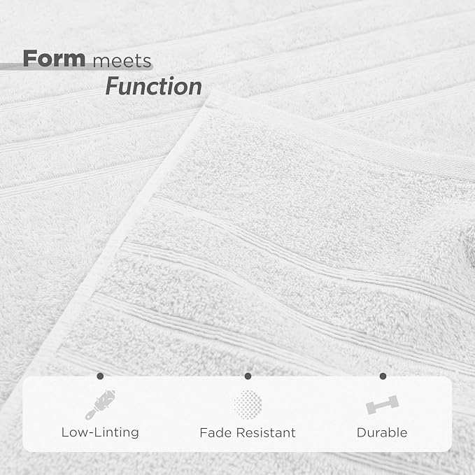 Martex 2-Pack Ultimate Performance Bath Sheet Set, White, 33" x 65" | 100% Cotton, Extra Large Bath Towels, Super Absorbent, Low-Linting, Supersoft