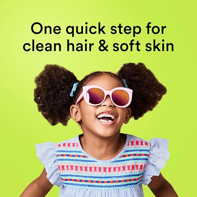Suave Kids 3-in-1 Tear Free, Body Wash, Shampoo and Conditioners, Dermartologist Tested, Silly Apple, 18 Oz Pack of 6
