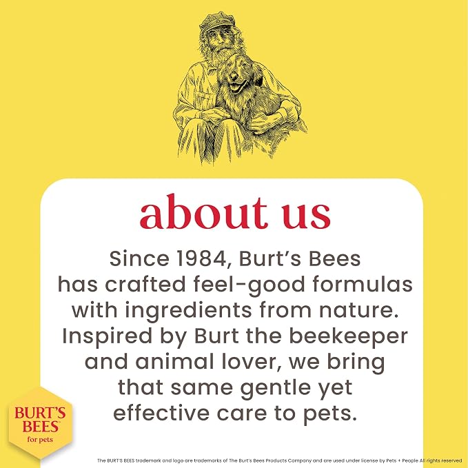 Burt's Bees for Pets Dog Detangling Spray, Natural Leave-In Coat Detangler & Dog Deodorizing Grooming Spray with Lemon, pH Balanced for Dogs, Paraben & Sulfate Free, 10 Fl Oz - 6 Pack