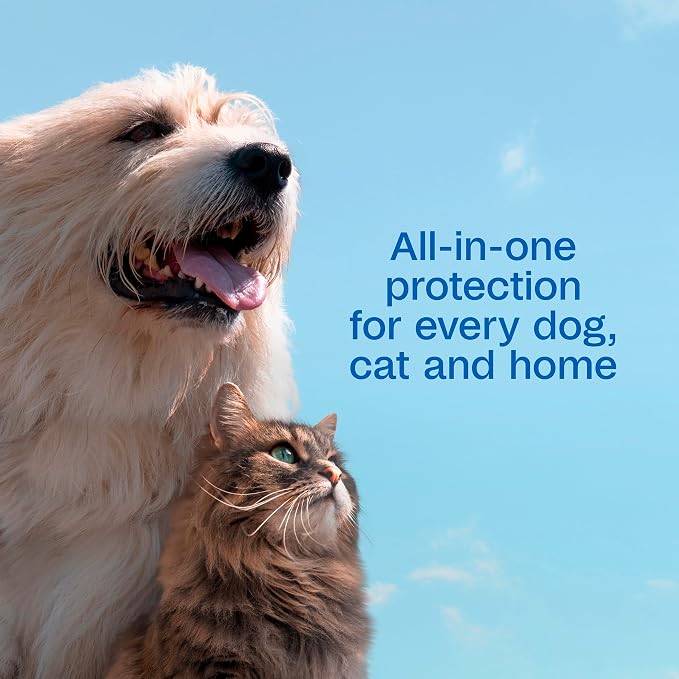 ADAMS Botanicals Flea & Tick Pet & Home Spray, Flea and Tick Spray for Dogs, Cats, Puppies, & Kittens, Indoor Home Treatment, Kills on Pet Bedding and Furniture, 16 Oz